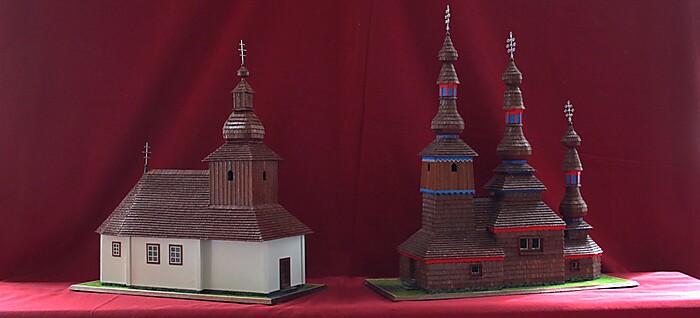 Wooden churches of Ladislav Cidyl – miniatures of wooden sacral buildings from the northeast of Slovakia